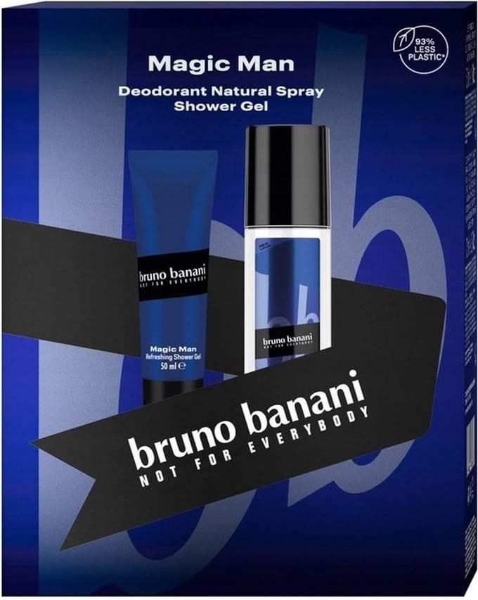 Bruno Banani Magic Man Gift Set Deodorant 75 Ml And Shower Gel 50 Ml 75ml | Sint/Kerst kadotip