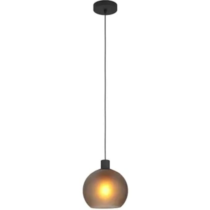 Eglo Hanglamp Cesenatico Gerookt Glas ⌀30cm E27