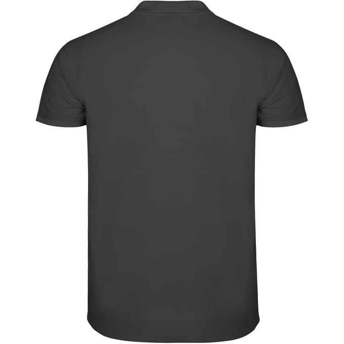 Roly Heren Ster Poloshirt (Donker lood)