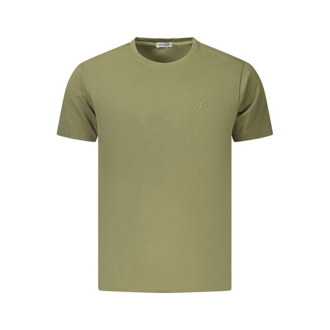 Coveri Moving Groene Katoenen Heren T-Shirt