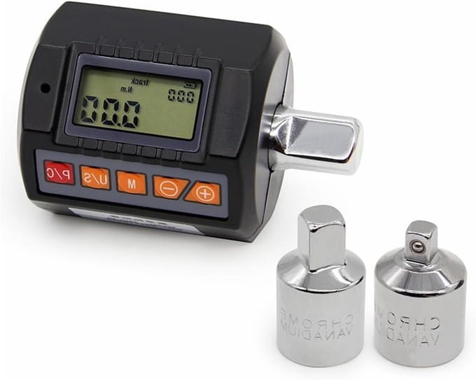 Digitale Koppeladapter - Momentsleutel Adapter - Precisie Afstelling - LCD Scherm - 1/4'' 3/8'' 1/2'' - null