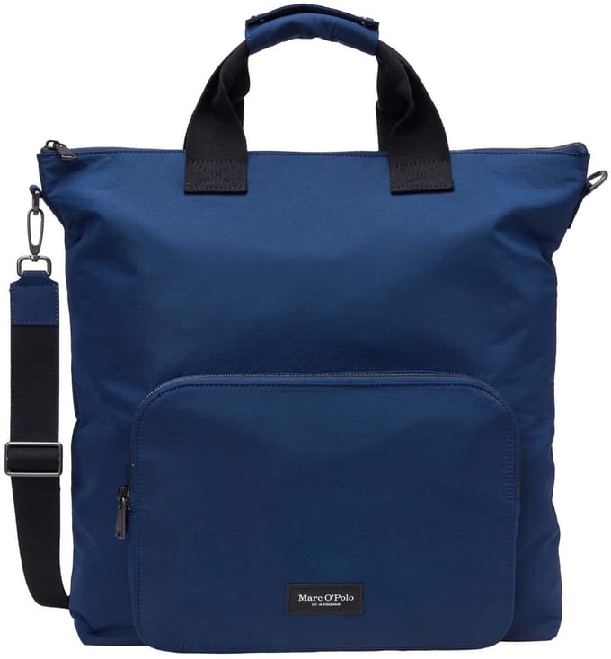 Marc O'Polo Handtas Schoudertas Gunis Shopper Iris Ink Donkerblauw