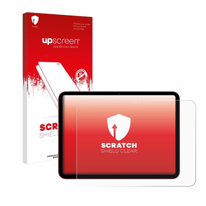 upscreen - Screenprotector voor Apple iPad 10.9" 2022 (10. Gen.) - Folie Beschermfolie transparant