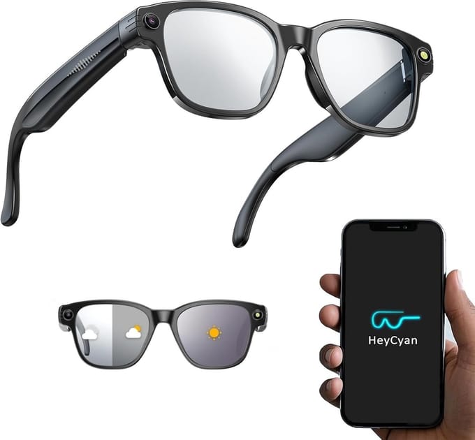 Smart Glasses - Slimme Bril met Camera - Smart bril - bluetooth