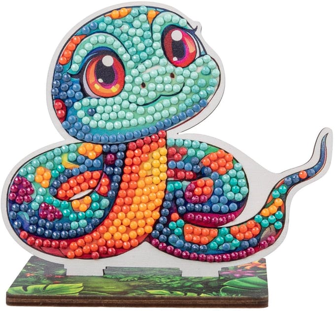 Snake Crystal Art Wildlife Buddies