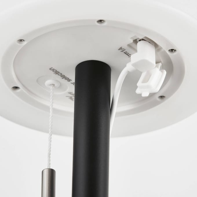 FH Lighting LED accu-tafellamp Fiumara zwart/wit 2 per set