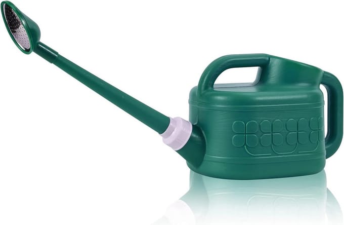 Gieter 1 gallon met lange tuit en afneembare sproeikop