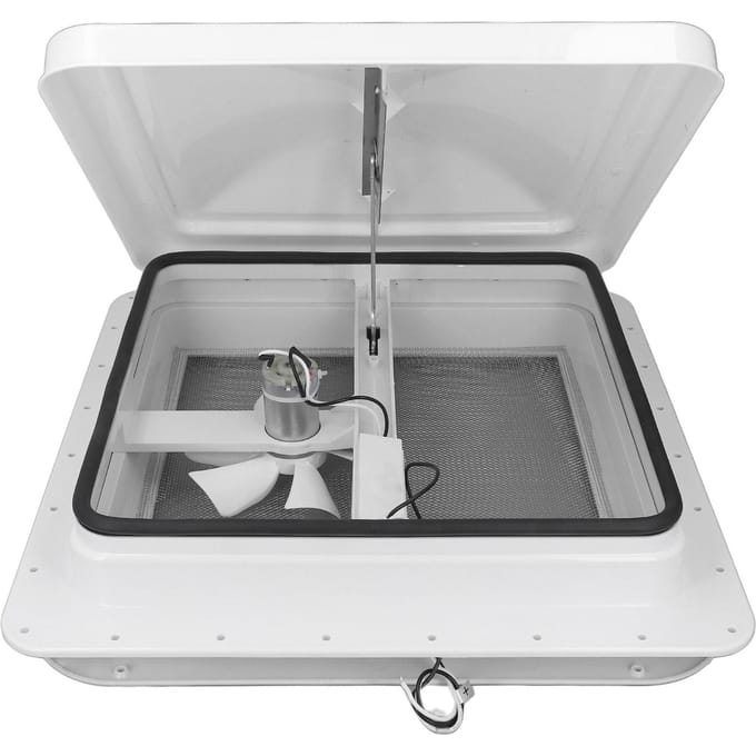 14 inch dakventilator met 12V motor, omkeerbaar, afstandsbediening, afzuigventilator voor camper
