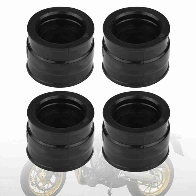 4 stuks Motorfiets Carburateur Interface Adapter voor Honda CB650 RC0305 7982 black