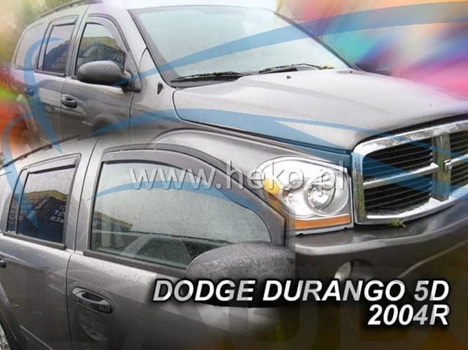 Dodge Durango 5 deurs type2 bouwjaar 2004-2010 donkere zijwindschermen set tbv voor & achterdeuren pasvorm
