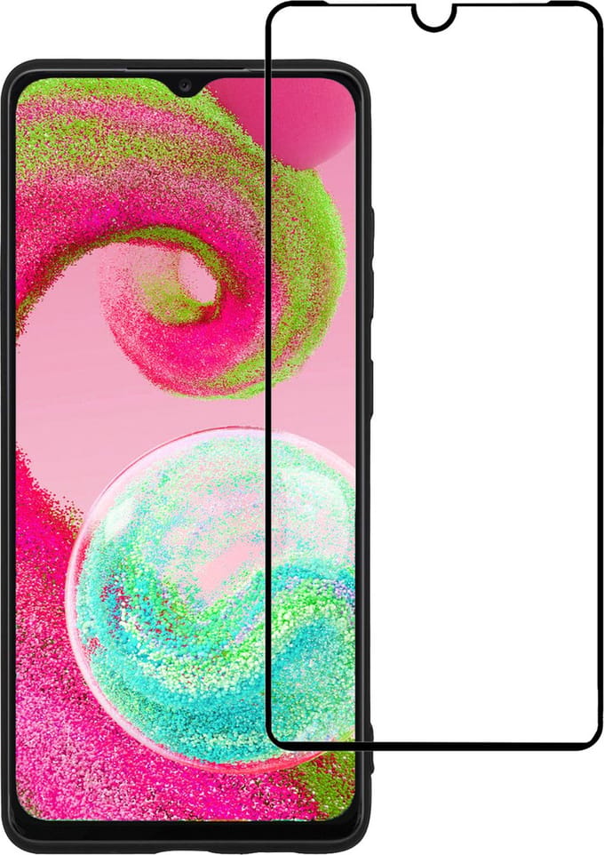 Screenprotector - Geschikt voor Samsung Galaxy A04s - Full Cover - Gehard Glas - Beschermglas - Tempered Glass - Screen Protector