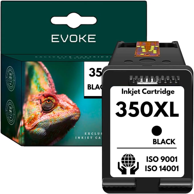 Inkt voor HP printer 350 zwart 1550 pagina's 35 ml