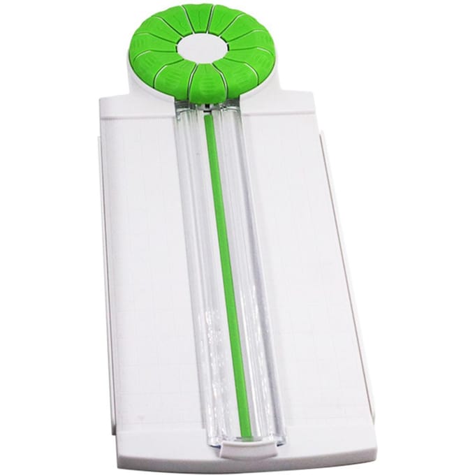 12in1 Mini Papier Trimmer Roterende Snijmachine A4 Snijlengte 12 Verschillende Vormen Bureaublad Papier Snijden veelkleurig