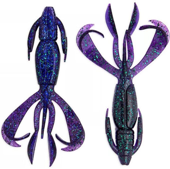 Keitech Crazy Flapper 2.8 (7 cm) Softbait - 8 stuks Electric June Bug 408T