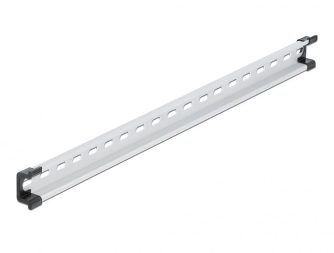 DIN-rail met sleufgaten | 50 x 3,5 x 1,5 cm | aluminium