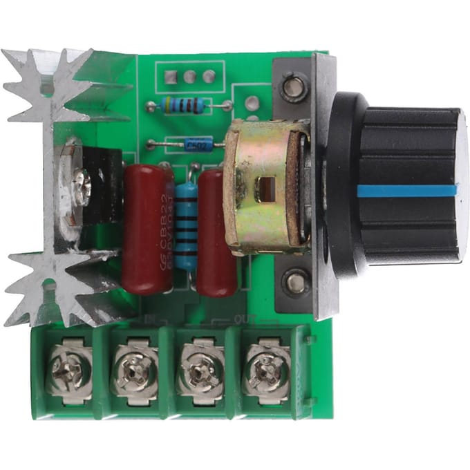 AC 220V 2000W Thyristor Motor Snelheidsregeling Instelbare Vermogensregelaar voor Temperatuur
