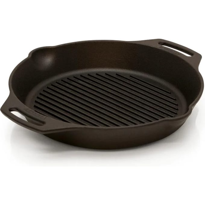 Petromax gp30h-t, skillet, 30 cm, grillpan met handgrepen, gietijzer,