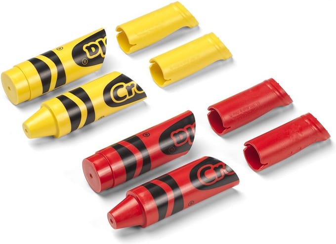 Crayola - Ophanghaak Set van 4 Stuks - Polypropyleen - Geel