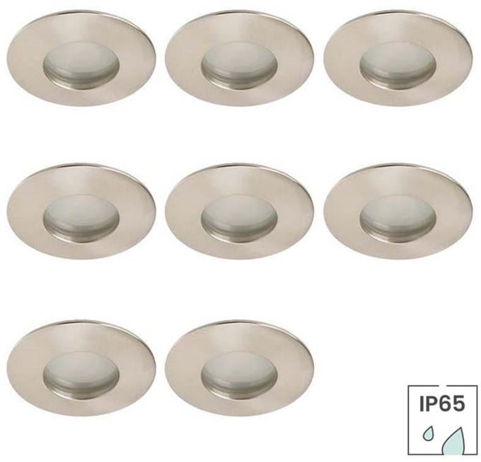 Lybardo - Inbouwspots badkamer - 8 pack- IP65 Waterdicht- Spotjes Inbouw