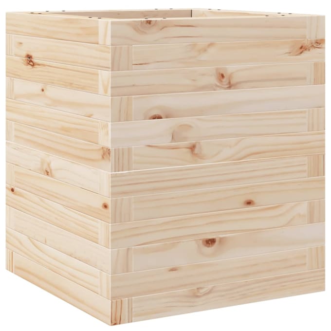 vidaXL - Plantenbak - 40x40x46 - cm - massief - grenenhout