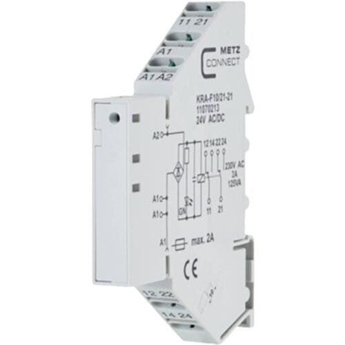 Metz Connect 11070213 Koppelelement 24, 24 V/AC, V/DC (max) 2x wisselcontact 1 stuk(s)