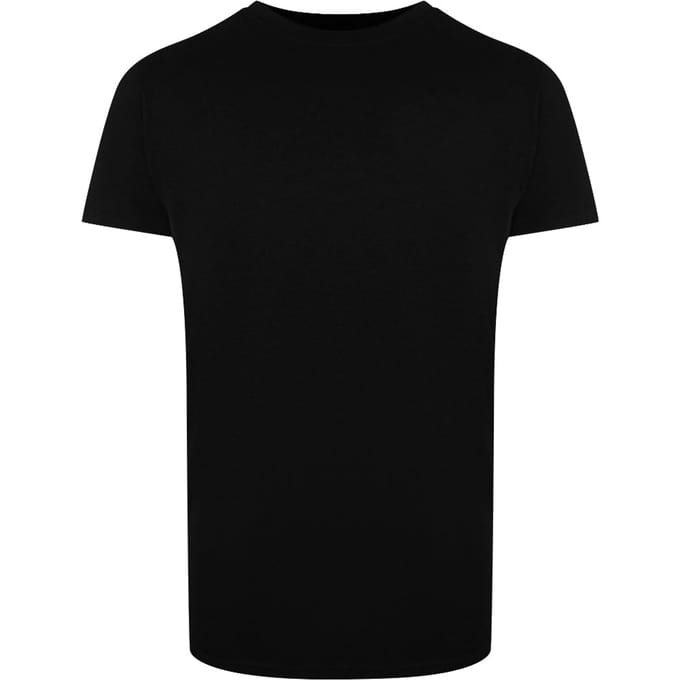 Korte Mouwen T-shirt in Zwart