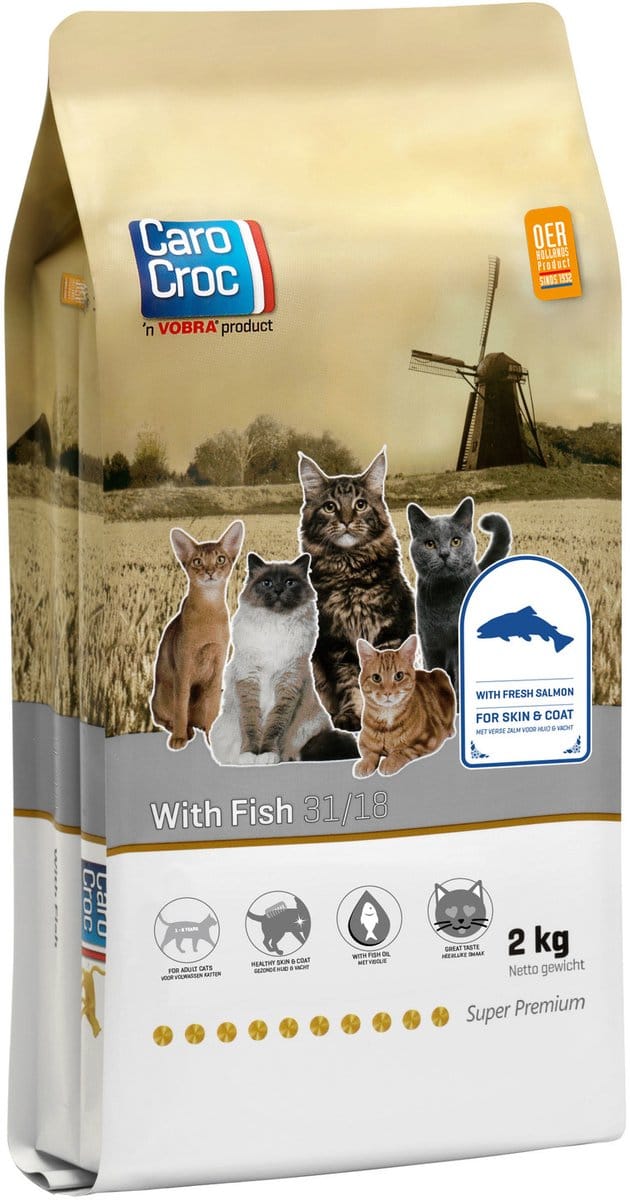 Carocroc - Vis - Kattenvoer - 2 kg