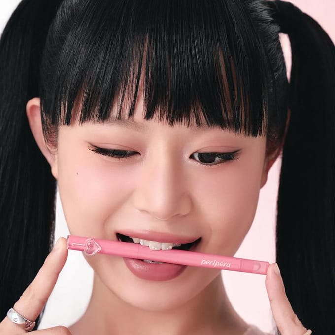 peripera - Puffy Plumping Dew Lip Pencil - 6 Colors #01 Rosy Nude