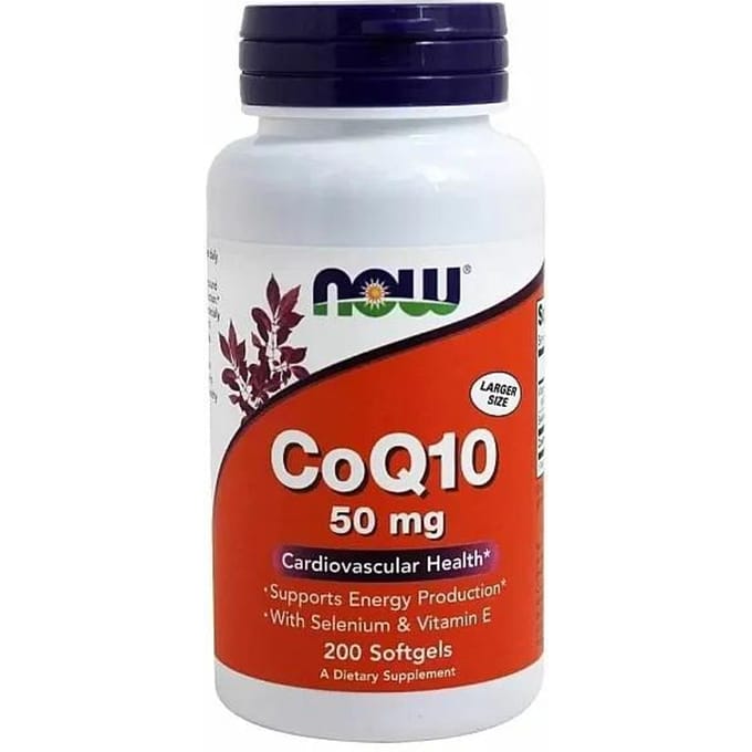 CoQ10 50mg with Vitamin E - 50 softgels
