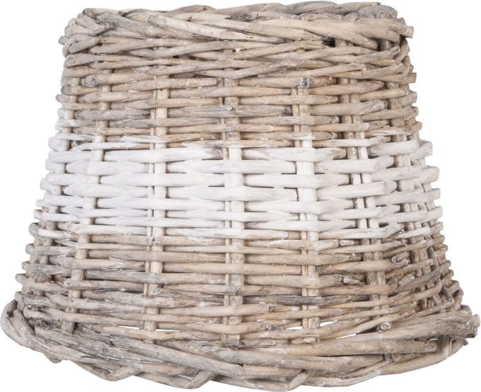 Clayre & Eef Lampenkap Ø 20x15 cm Beige Rotan