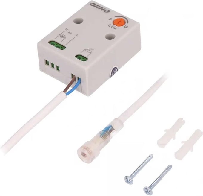Schemer schakelaar externe sensor - Orno