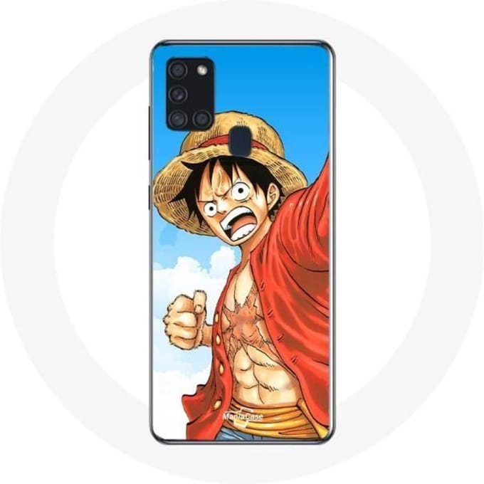 Coque Samsung Galaxy A21S Manga One piece Luffy Anime