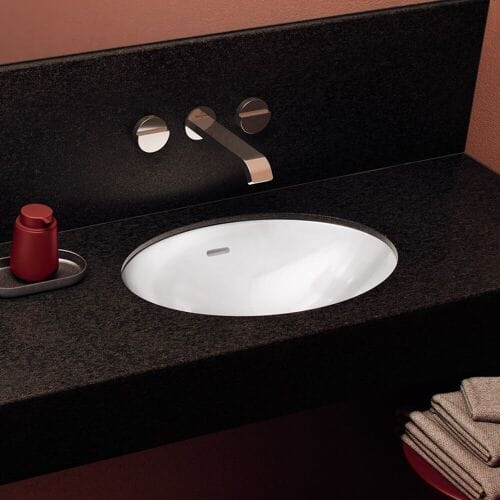 Villeroy & Boch Loop & Friends undermount washbasin oval, with overflow 4A540001