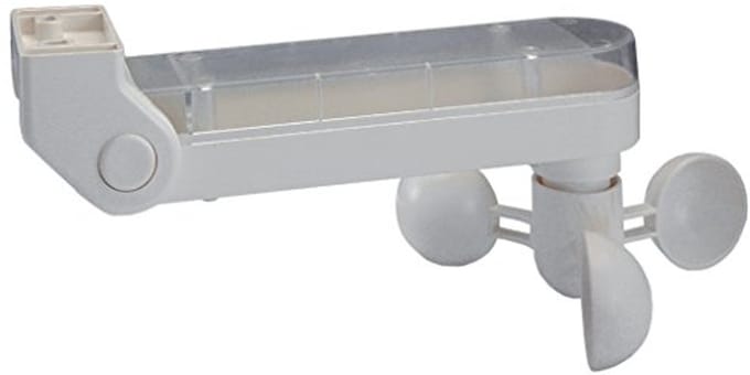 Windmeter met zonnesensor – Anemometer voor windsnelheid en helderheid