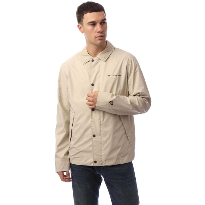 Lyle & Scott Heren Coach Jacket (Beige)