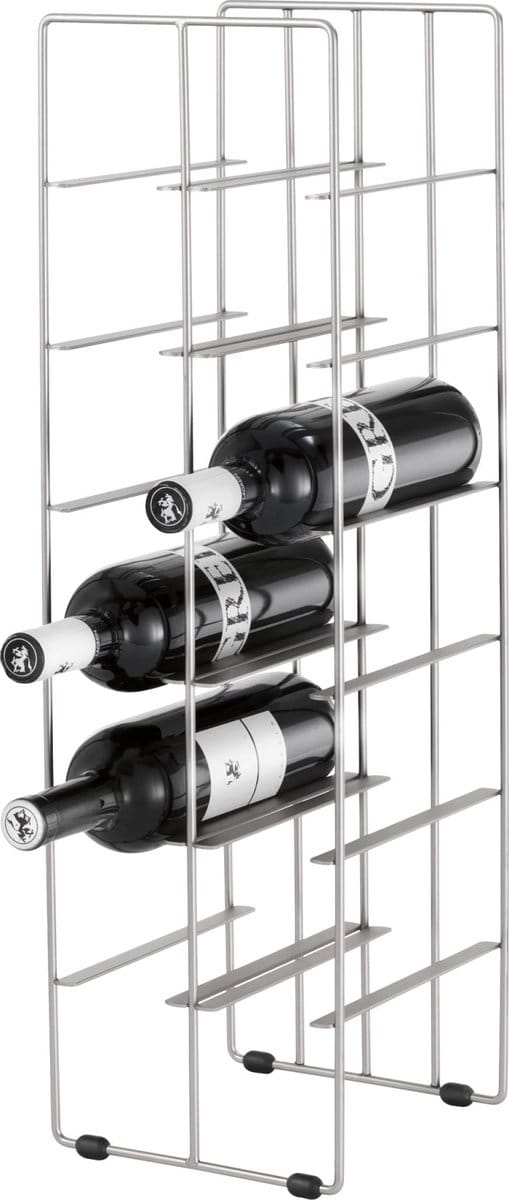 Blomus PILARE Wijnrek - Zilver - 12 flessen