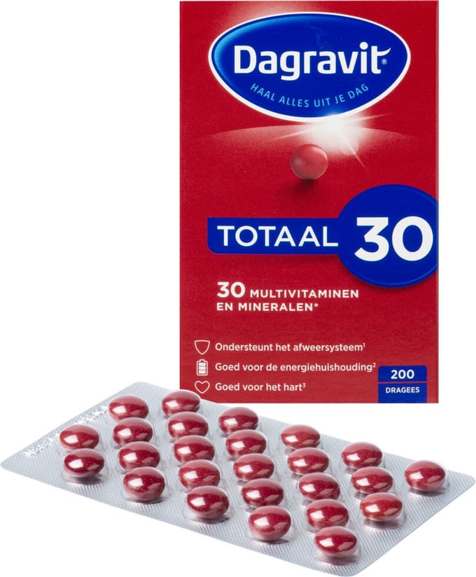 Dagravit Totaal 30 - 4 x 200 stuks - Voordeelverpakking