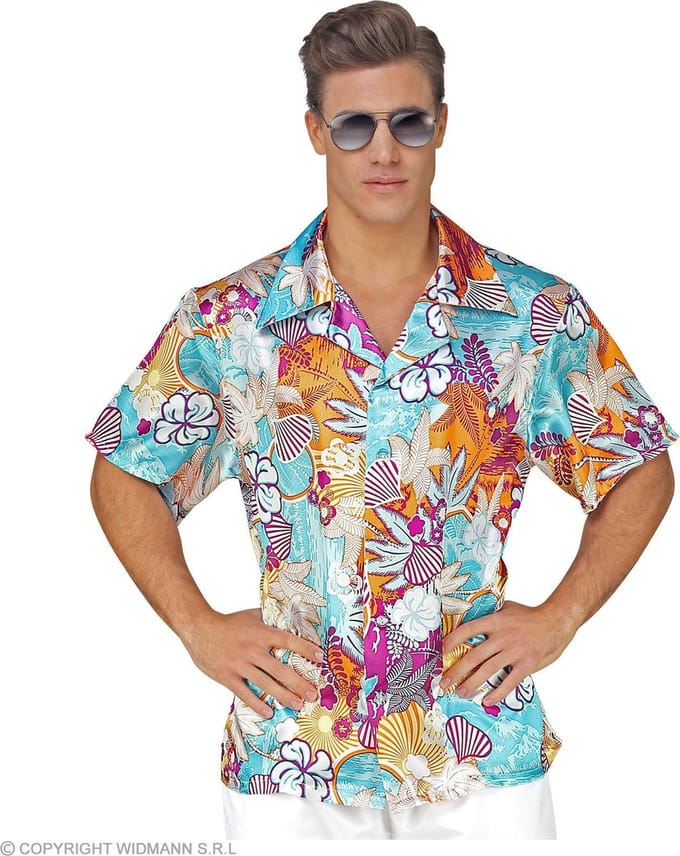 Hawaiishirt flowers multi