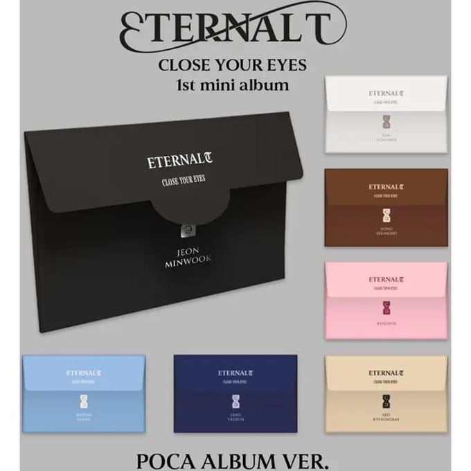 SLUIT JE OGEN - [ETERNALT] 1e Mini-album POCA ALBUM Kim Sung Min