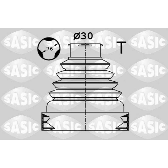 Balgenset, aandrijfas SASIC 1900038