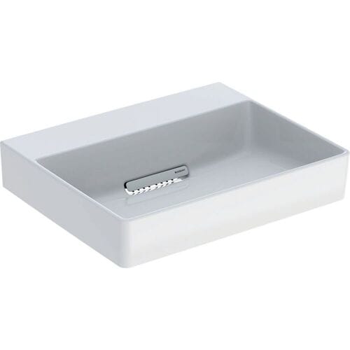 Geberit ONE Countertop washbasin, without tap hole, without overflow, horizontal outlet 505.023.00.1