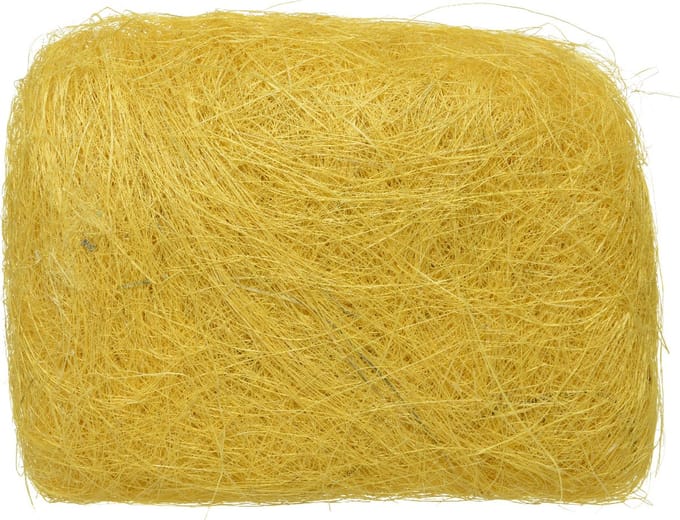 Decoris Decoratie sisal L14-B5-H18cm verpakt in zak