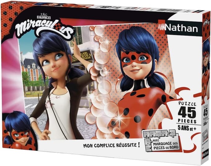 Miraculous Ladybug Puzzel 45 Stukjes - Inclusief Grote Poster