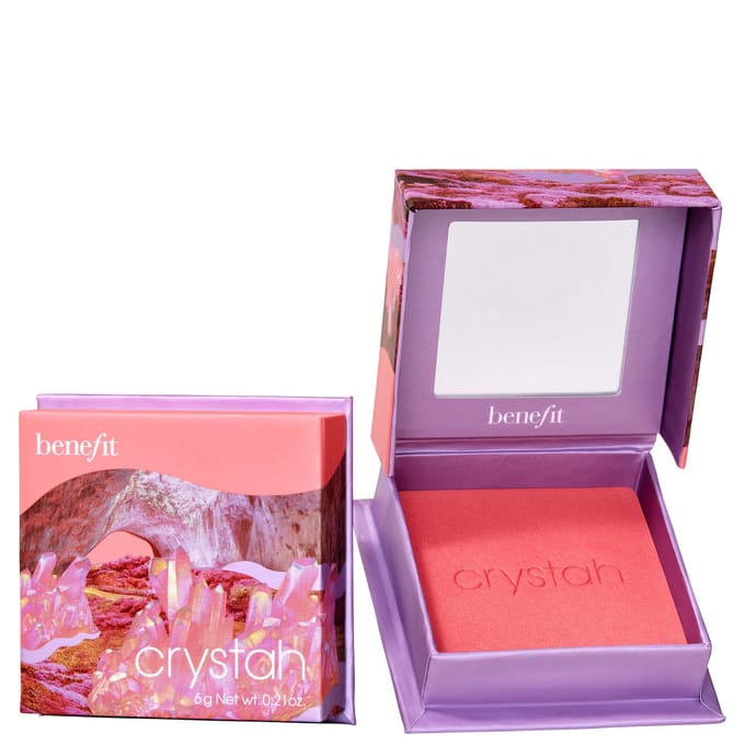 Benefit Wanderful World Blushes Powder Highlighter Crystah Strawberry Pink - 6 gr