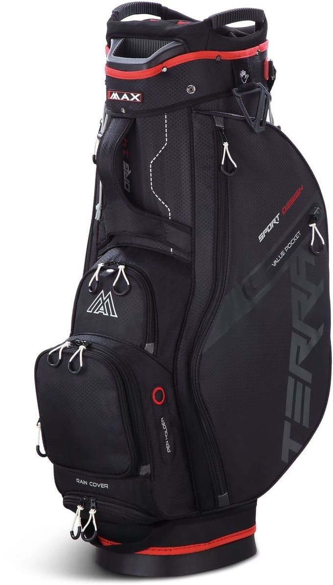 Big Max Terra Sport Golftas - Cartbag - Zwart Rood