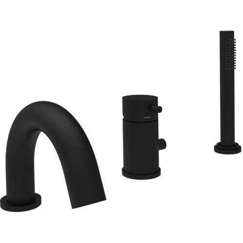 Steinkamp Living Black 3-hole bath faucet 62006NOST
