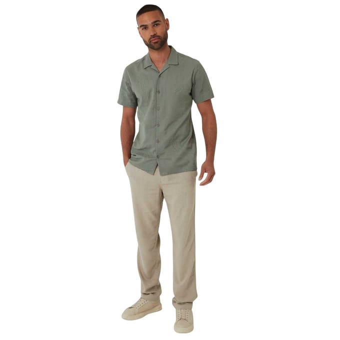 Threadbare Maples-shirt voor heren, standaardmodel (Taupe)