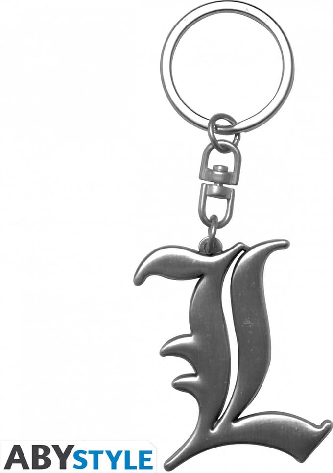 DEATH NOTE - Keychain 3D L Symbol X2