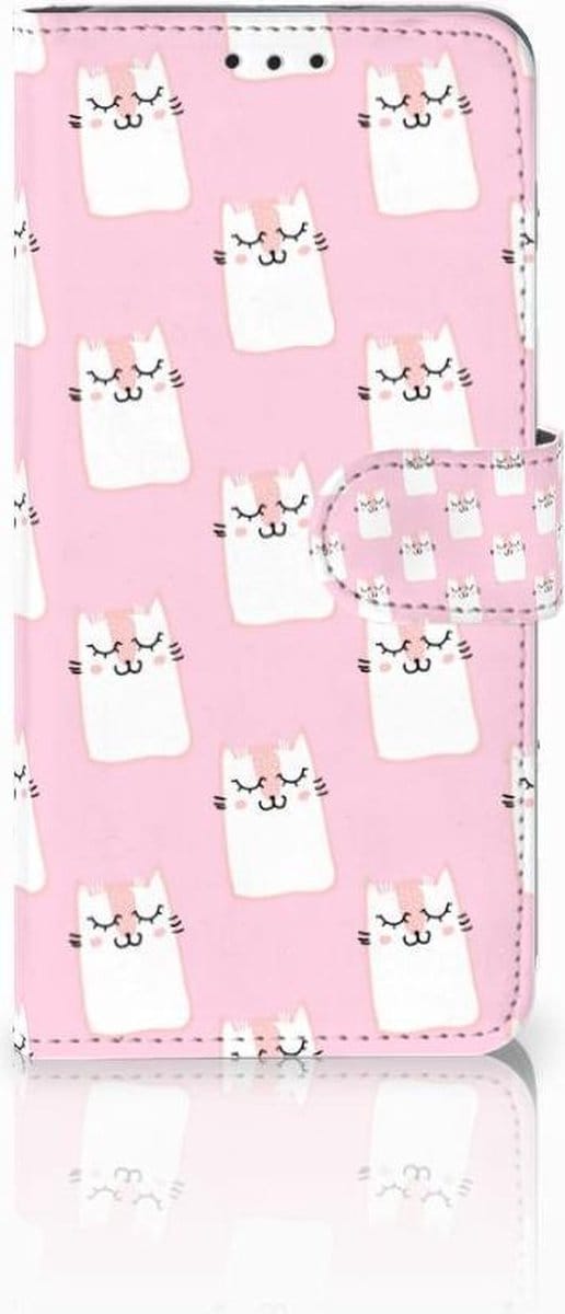 Samsung Galaxy S10 Plus Telefoonhoesje met Pasjes Sleeping Cats