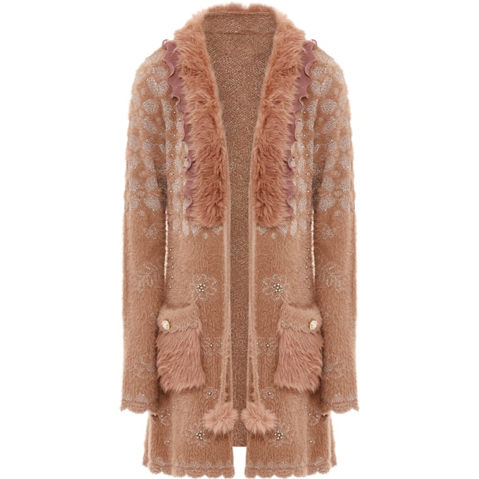 Faina Vest Dames Donkerroze roségoud